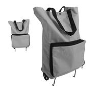 Cadis de la spesa, borsa da spesa pieghevole con ruote,Borsa Shopping con ruote,2 in 1 Shopping Trolley,Carrello da spesa pieghevole in tessuto Oxford per supermercato Viaggi Casa Campeggio