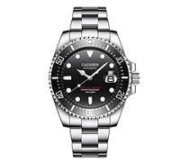 CADISEN Orologio Da Uomo Con Movimento Meccanico Giapponese 100M Impermeabile Top Brand Orologio Automatico Ceramica Business Sport (Black)