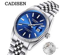 CADISEN Orologio meccanico da uomo Orologio automatico di lusso delle migliori marche Orologio da uomo impermeabile in acciaio inossidabile da lavoro Relogio Masculino