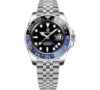 CADISEN Pagani Design GMT Orologio da uomo meccanico completamente automatico 40 mm data 100 m impermeabile in acciaio inossidabile sommergibile girevole lunetta in ceramica orologio sportivo da uomo