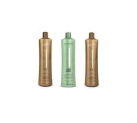 CADIVEU BRASIL CACAU BTX VEGAN KIT 3 X 1000 ML SHAMPOO + BTX + DEEP CONDITIONING