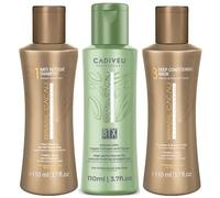 CADIVEU BRASIL CACAU BTX VEGAN KIT 3 X 110 ML, SHAMPOO + BTX + DEEP CONDITIONING