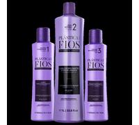 Cadiveu Plastica Brazilian Keratin Kit - Shampoo 300 ml, Step 2 1 L, Step 3 3...