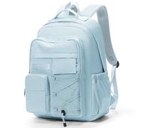 CADOLIM Zaino scolastico nero da donna, zaino da scuola per ragazze adolescenti, ragazzi, zaino per computer portatile da 15,6/17 pollici, zaino grande per la scuola, casual, zaino da viaggio per