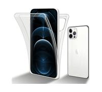 CADORABO 360° Full Body Custodia per Apple iPhone 12 / 12 PRO, TRANSPARENTE