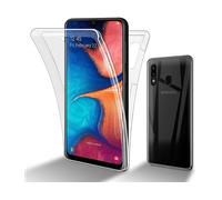 CADORABO 360° Full Body Custodia per Samsung Galaxy A20 / A30 / M10s, TRANSPARENTE