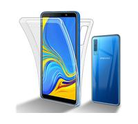 CADORABO 360° Full Body Custodia per Samsung Galaxy A7 2018, TRANSPARENTE