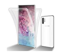 CADORABO 360° Full Body Custodia per Samsung Galaxy NOTE 10 PLUS, TRANSPARENTE