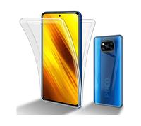 CADORABO 360° Full Body Custodia per Xiaomi POCO X3 NFC, TRANSPARENTE