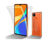 CADORABO 360° Full Body Custodia per Xiaomi RedMi 9C / RedMi 10A, TRANSPARENTE