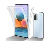 CADORABO 360° Full Body Custodia per Xiaomi RedMi NOTE 10 PRO, TRANSPARENTE