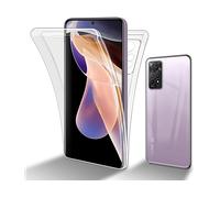 CADORABO 360° Full Body Custodia per Xiaomi RedMi NOTE 11 PRO 4G / 5G, TRANSPARENTE