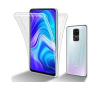 CADORABO 360° Full Body Custodia per Xiaomi RedMi NOTE 9, TRANSPARENTE