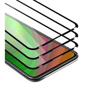 Cadorabo 3x Pellicola Protettiva copertura completa compatibile con Asus ZenFone 7 in TRASPARENTE con NERO - Pacco di 3 Vetro di protezione del display con durezza 9H con compatibilità 3D touch