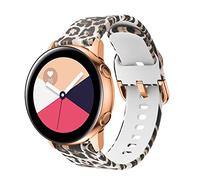 Cadorabo Bracciale in silicone 22 mm compatibile con Samsung Galaxy Gear S3 / Gear 2 con design stampato LEOPARDO - Polsino di ricambio per Huawei Watch GT per Watch 2 Pro per Ticwatch Pro ecc.