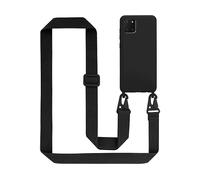 CADORABO Catena in silicone regolabile Catena di telefoni per Samsung Galaxy A81 / NOTE 10 LITE / M60s, LIQUID NERO
