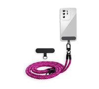 CADORABO Catena universale Cordino per smartphone per Doogee X96/X96 PRO, Rosa