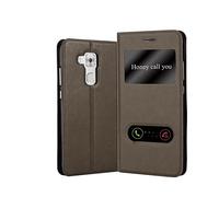 CADORABO con chiusura magnetica con stand e 2 finestre Custodia per cellulare per Huawei NOVA PLUS, BRUNO PIETRA