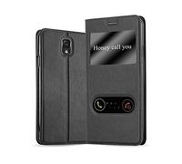 Cadorabo Custodia Libro per Samsung Galaxy NOTE 3 in NERO COMETA - con Funzione Stand e Chiusura Magnetica - Portafoglio Cover Case Wallet Book Etui Protezione