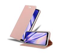 CADORABO con chiusura magnetica con stand e portacarte Custodia per cellulare per Huawei Y5 2019 / Enjoy Play 8 / Honor 8S, CLASSY ORO ROSA