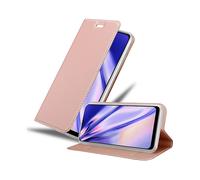 CADORABO con chiusura magnetica con stand e portacarte Custodia per cellulare per Oppo A16s / A54s, CLASSY ORO ROSA