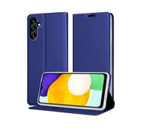 CADORABO con chiusura magnetica con stand e portacarte Custodia per cellulare per Samsung Galaxy A13 5G, CLASSY BLU SCURO