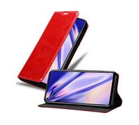 CADORABO con chiusura magnetica con stand e portacarte Custodia per Honor 20 PRO, ROSSO MELA
