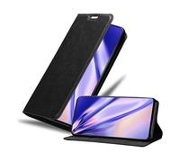 CADORABO con chiusura magnetica con stand e portacarte Custodia per OnePlus 9RT 5G, NERO DI NOTTE