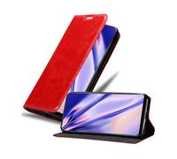 CADORABO con chiusura magnetica con stand e portacarte Custodia per Vivo NEX, ROSSO MELA