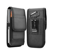 CADORABO con clip da cintura Borsa per cellulare per MEIZU 15, NERO