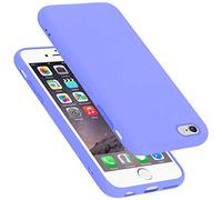 Cadorabo cover compatibile con Apple iPhone 6 PLUS / 6S PLUS, cover in silicone liquido per iPhone 6 PLUS / 6S PLUS, custodia in silicone, resistente ai graffi - LIQUID LILA CHIARO