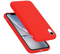 CADORABO liquid silicone style in TPU flessibile Custodia per Apple iPhone XR, LIQUID ROSSO