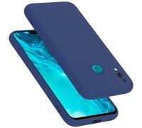 Cadorabo cover compatibile con Honor 9X LITE, cover in silicone liquido per 9X LITE, custodia in silicone, resistente ai graffi e agli urti sottile cover protettiva - LIQUID BLU
