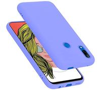 Cadorabo cover compatibile con Huawei P SMART Z / Y9 PRIME 2019 / Enjoy 10 PLUS, cover in silicone liquido per P SMART Z, custodia in silicone, resistente ai graffi - LIQUID LILA CHIARO