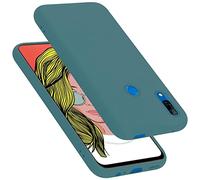 Cadorabo cover compatibile con Huawei P SMART Z / Y9 PRIME 2019 / Enjoy 10 PLUS, cover in silicone liquido per P SMART Z / Y9 PRIME 2019, custodia in silicone, resistente ai graffi - LIQUID VERDE