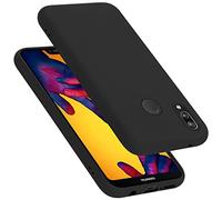 Cadorabo cover compatibile con Huawei P20 LITE 2018 / NOVA 3E, cover in silicone liquido per P20 LITE 2018 / NOVA 3E, custodia in silicone, resistente ai graffi e agli urti sottile cover - LIQUID NERO