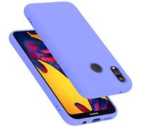 Cadorabo cover compatibile con Huawei P20 LITE 2018 / NOVA 3E, cover in silicone liquido per P20 LITE 2018 / NOVA 3E, custodia in silicone, resistente ai graffi - LIQUID LILA CHIARO
