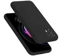 Cadorabo cover compatibile con Motorola EDGE 20 LITE/FUSION, cover in silicone liquido per EDGE 20 LITE/FUSION, custodia in silicone, resistente ai graffi e agli urti sottile cover - LIQUID NERO