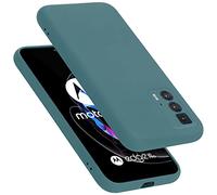 Cadorabo cover compatibile con Motorola EDGE 20 PRO/EDGE S PRO, cover in silicone liquido per EDGE 20 PRO/EDGE S PRO, custodia in silicone, resistente ai graffi - LIQUID VERDE