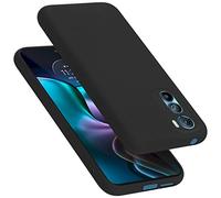 Cadorabo cover compatibile con Motorola EDGE 30, cover in silicone liquido per EDGE 30, custodia in silicone, resistente ai graffi e agli urti sottile cover protettiva - LIQUID NERO