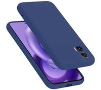 Cadorabo cover compatibile con Motorola EDGE 30 NEO, cover in silicone liquido per EDGE 30 NEO, custodia in silicone, resistente ai graffi e agli urti sottile cover protettiva - LIQUID BLU