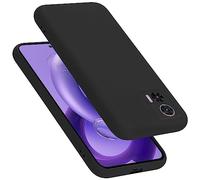 Cadorabo cover compatibile con Motorola EDGE 30 NEO, cover in silicone liquido per EDGE 30 NEO, custodia in silicone, resistente ai graffi e agli urti sottile cover protettiva - LIQUID NERO