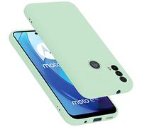 Cadorabo cover compatibile con Motorola MOTO E20 / E30 / E40, cover in silicone liquido per MOTO E20 / E30 / E40, custodia in silicone, resistente ai graffi - LIQUID VERDE CHIARO