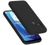 Cadorabo cover compatibile con Motorola MOTO E20 / E30 / E40, cover in silicone liquido per MOTO E20 / E30 / E40, custodia in silicone, resistente ai graffi e agli urti sottile cover - LIQUID NERO
