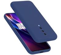 Cadorabo cover compatibile con OnePlus 8, cover in silicone liquido per 8, custodia in silicone, resistente ai graffi e agli urti sottile cover protettiva - LIQUID BLU