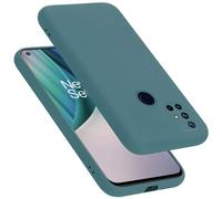 Cadorabo cover compatibile con OnePlus Nord N10 5G, cover in silicone liquido per Nord N10 5G, custodia in silicone, resistente ai graffi e agli urti sottile cover protettiva - LIQUID VERDE