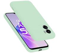 Cadorabo cover compatibile con Oppo A57 5G / Realme V23, cover in silicone liquido per A57 5G / Realme V23, custodia in silicone, resistente ai graffi e agli urti sottile cover - LIQUID VERDE CHIARO