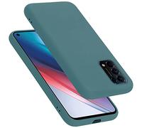 Cadorabo cover compatibile con Oppo FIND X3 LITE, cover in silicone liquido per FIND X3 LITE, custodia in silicone, resistente ai graffi e agli urti sottile cover protettiva - LIQUID VERDE