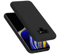 Cadorabo cover compatibile con Samsung Galaxy NOTE 9, cover in silicone liquido per Galaxy NOTE 9, custodia in silicone, resistente ai graffi e agli urti sottile cover protettiva - LIQUID NERO