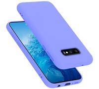 Cadorabo cover compatibile con Samsung Galaxy S10e, cover in silicone liquido per Galaxy S10e, custodia in silicone, resistente ai graffi e agli urti sottile cover protettiva - LIQUID LILA CHIARO